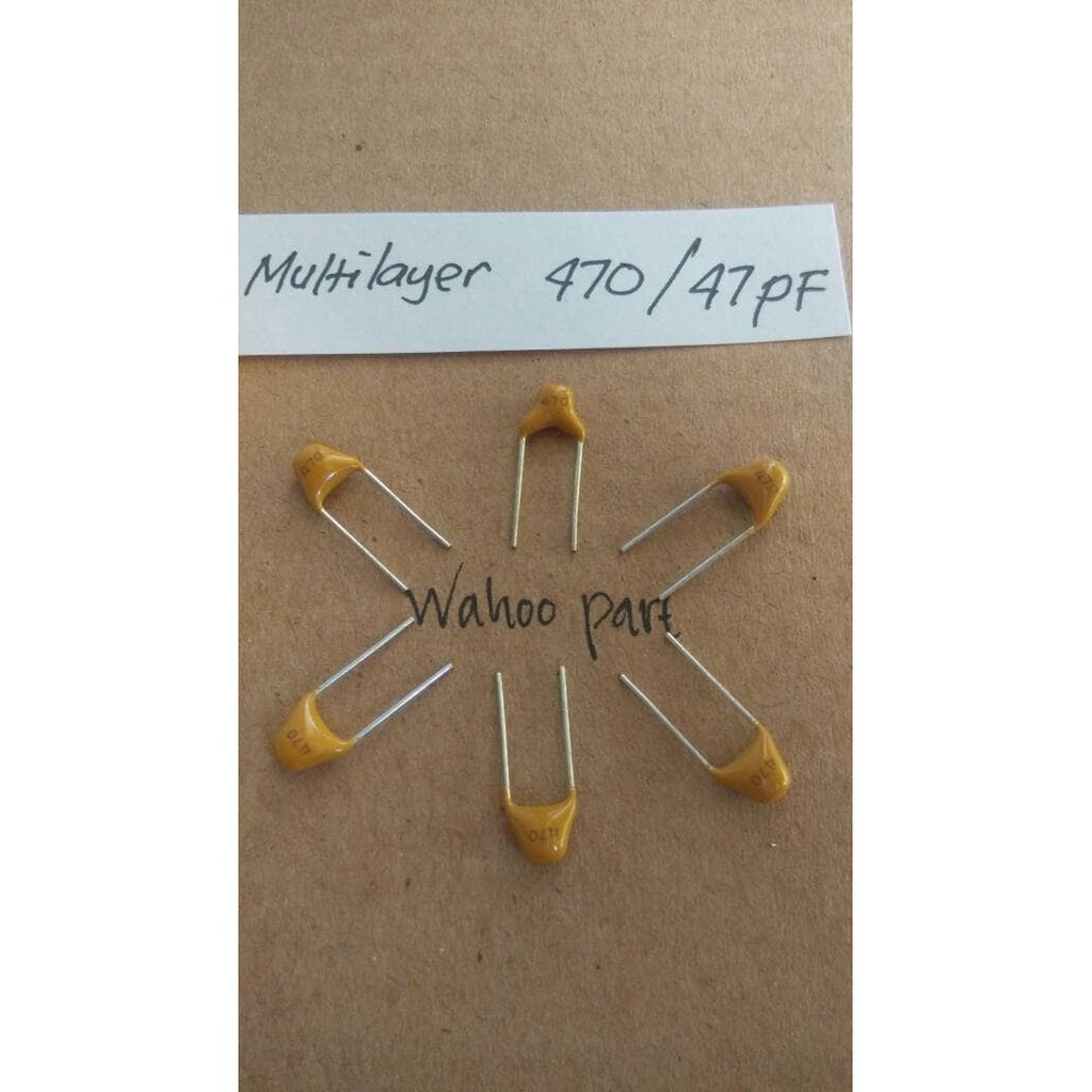 capasitor multilayer 470/47pf