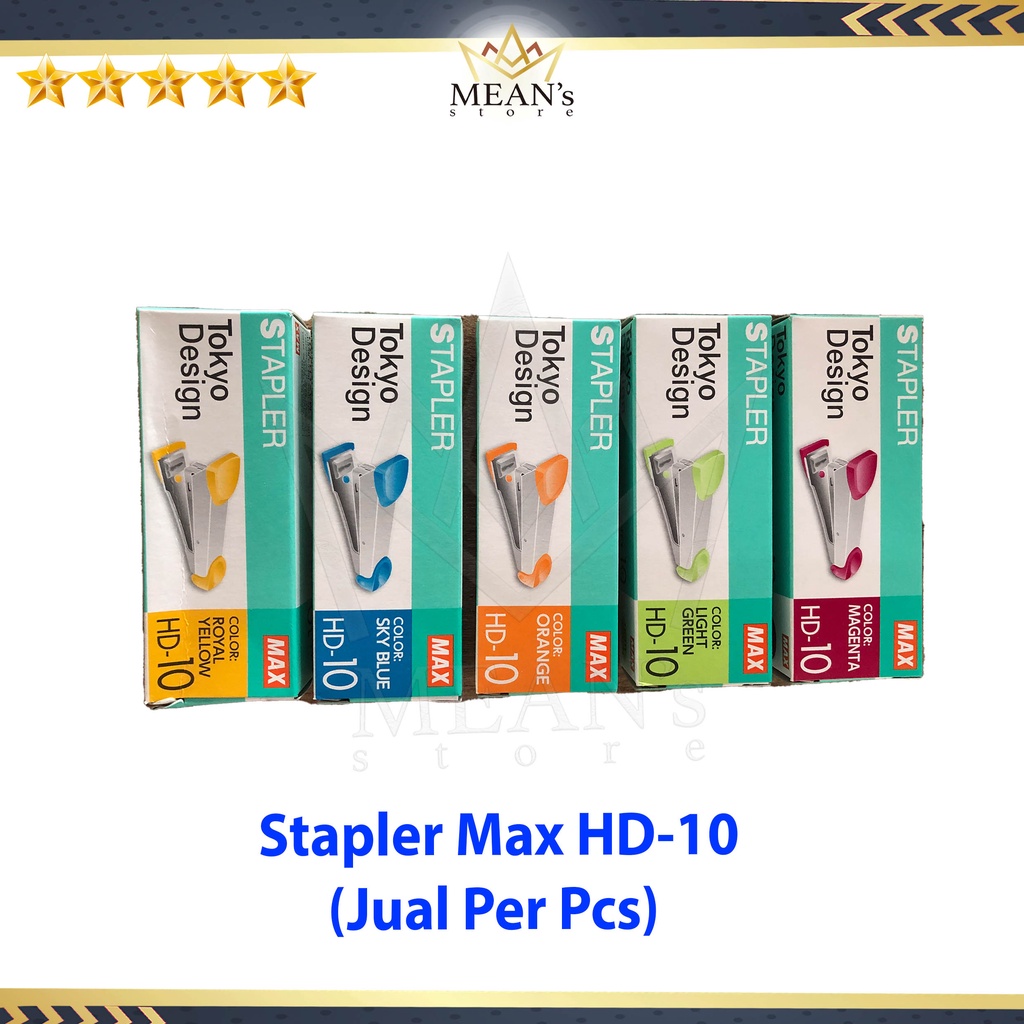 

Stapler Max HD-10 Ori / Alat Staples Tangan HD 10 / Mesin Stapler HD10