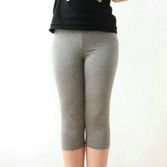 Legging Pendek Bahan Kaos 3/4 Size Jumbo Standar