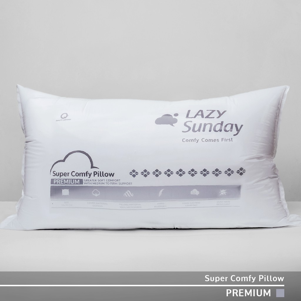 Bantal Tidur - Super Comfy Premium - Microfiber Goose Down - LAZY Sunday