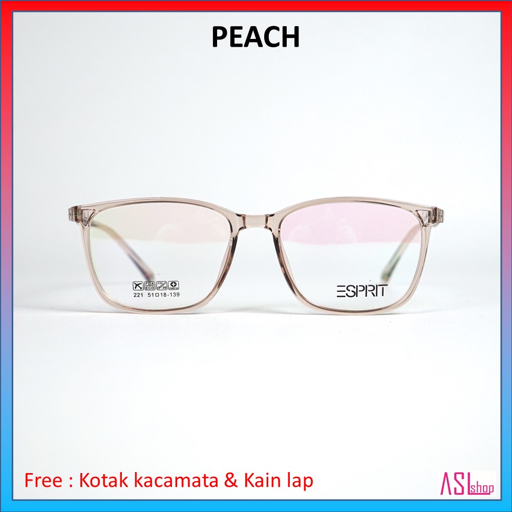 FRAME DAN KACAMATA MINUS (ESP 221) RINGAN DAN LENTUR