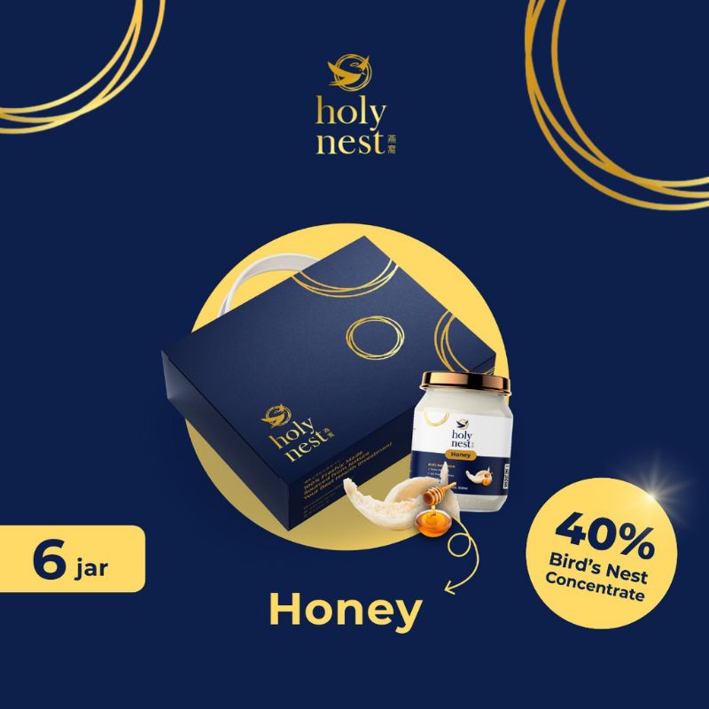 

Minuman Sarang Burung Walet Holynest Honey Madu Kandungan 40%