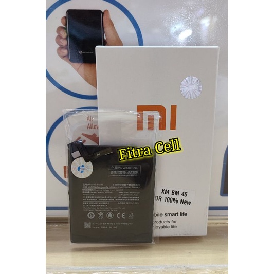 Baterai Battery Xiaomi Redmi Note 3 Redmi Note 3 Pro BM46 Original