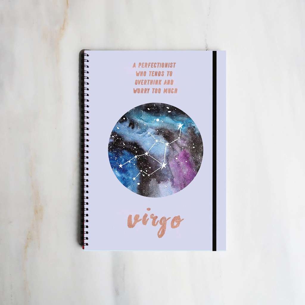

[HOROSCOPES] VIRGO Spiral Ruled Notebook Diary Journal Office School Supplies Buku Tulis