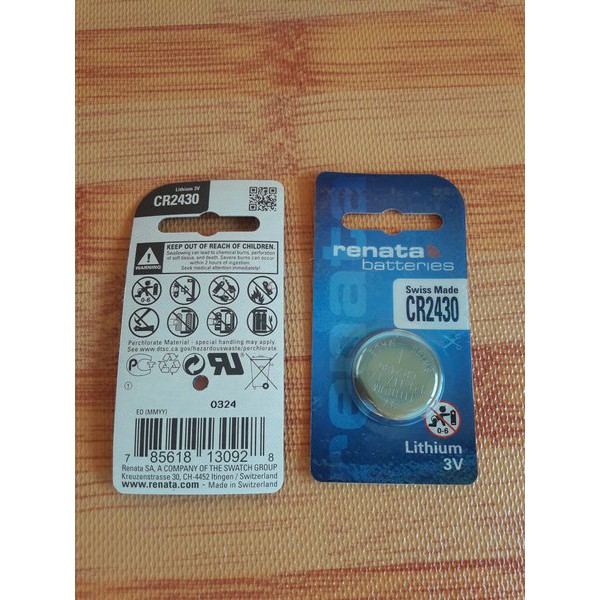 Dijual BATRE RENATA CR2430 ORIGINAL UNTUK SUUNTO VECTOR-LODAN BIKEVENTURE terjangkau