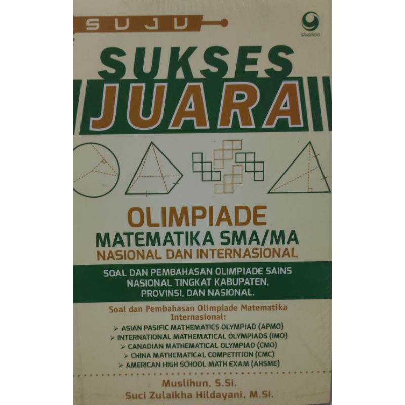 BUKU SUJU / SUKSES JUARA OLIMPIADE MATEMATIKA SMA/MA