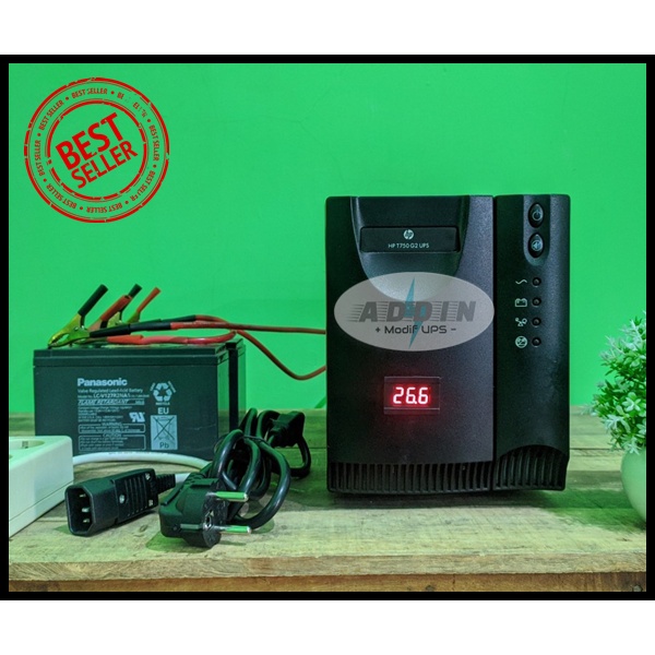 UPS Modifikasi HPT750 24 Volt / Modif aki External Bergaransii