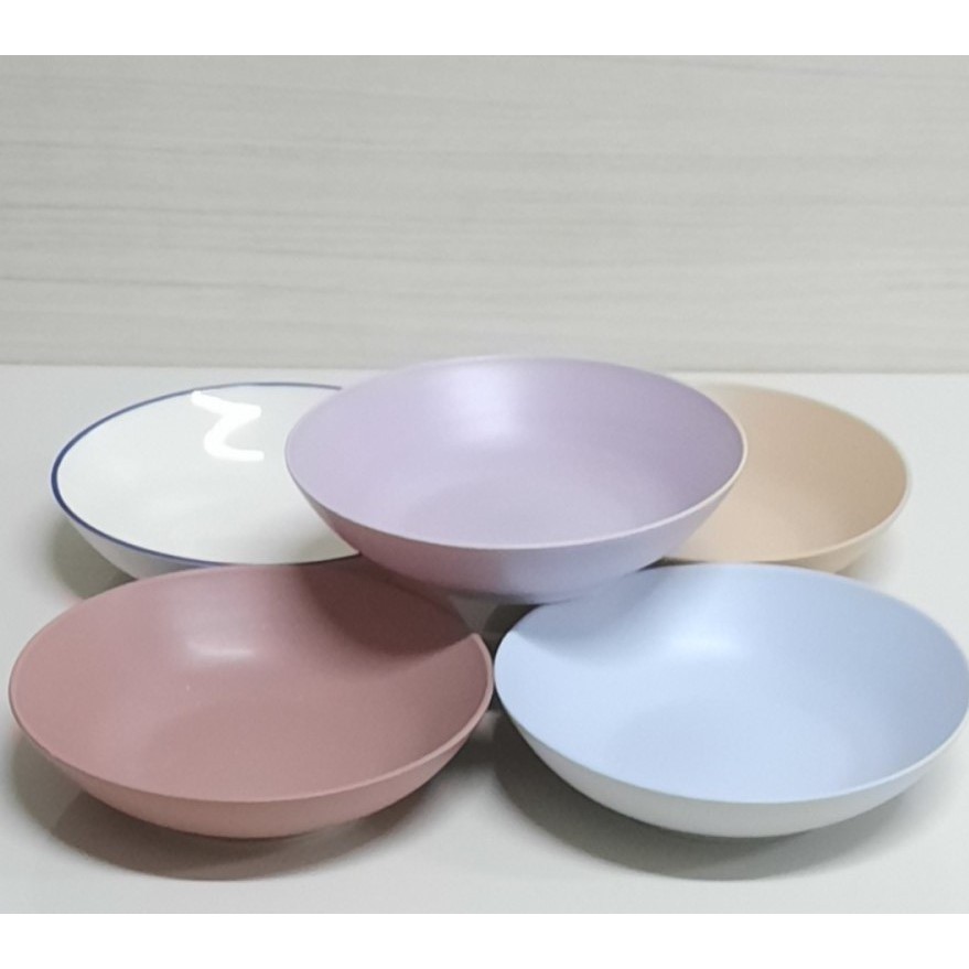 Piring Pasta Warna Polos/piring keramik /piring sajian /piring makan