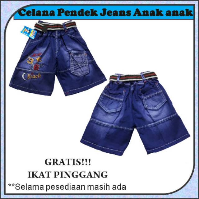  Celana  pendek  jins lepis murah untuk anakanak cowok  model  