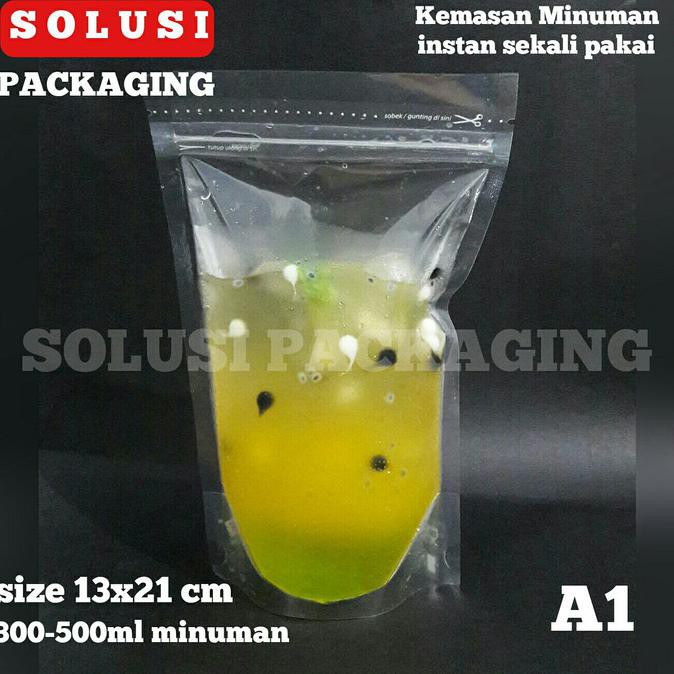 KEMASAN MINUMAN INSTAN/KEMASAN MILKSHAKE/PLASTIK MINUMAN/STAND POUCH