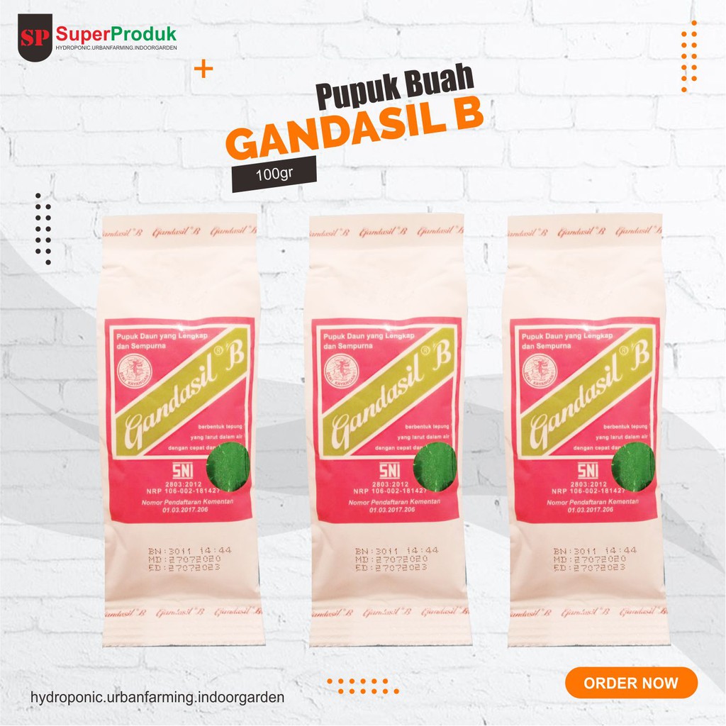 Pupuk Bunga dan buah Gandasil B