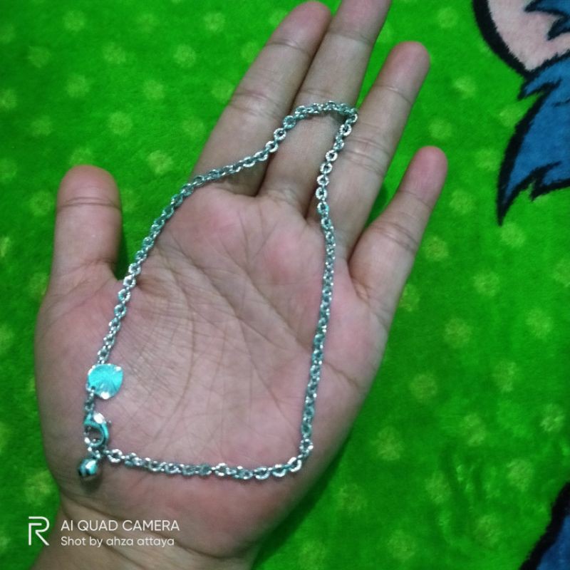 Gelang Kaki Nori_silver