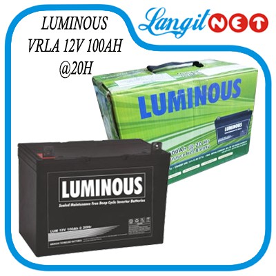 LUMINOUS VRLA 12V 100AH AT 20H VRLA BATTERY