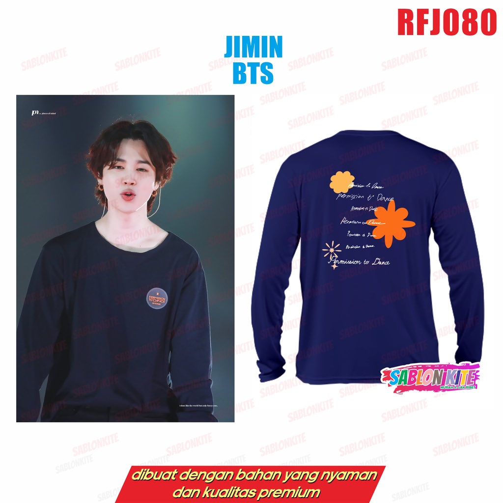 MURAH!!! KAOS KPOP PTD SEOUL RFJ080 JIMIN LENGAN PANJANG