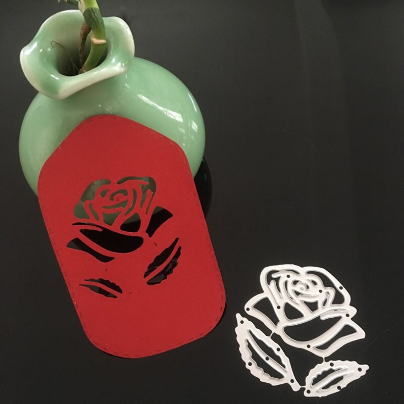 

Free Ongkir Flower Craft Card metal steel Cutting Dies Scrapbooking Stencils For DIY Photo Album