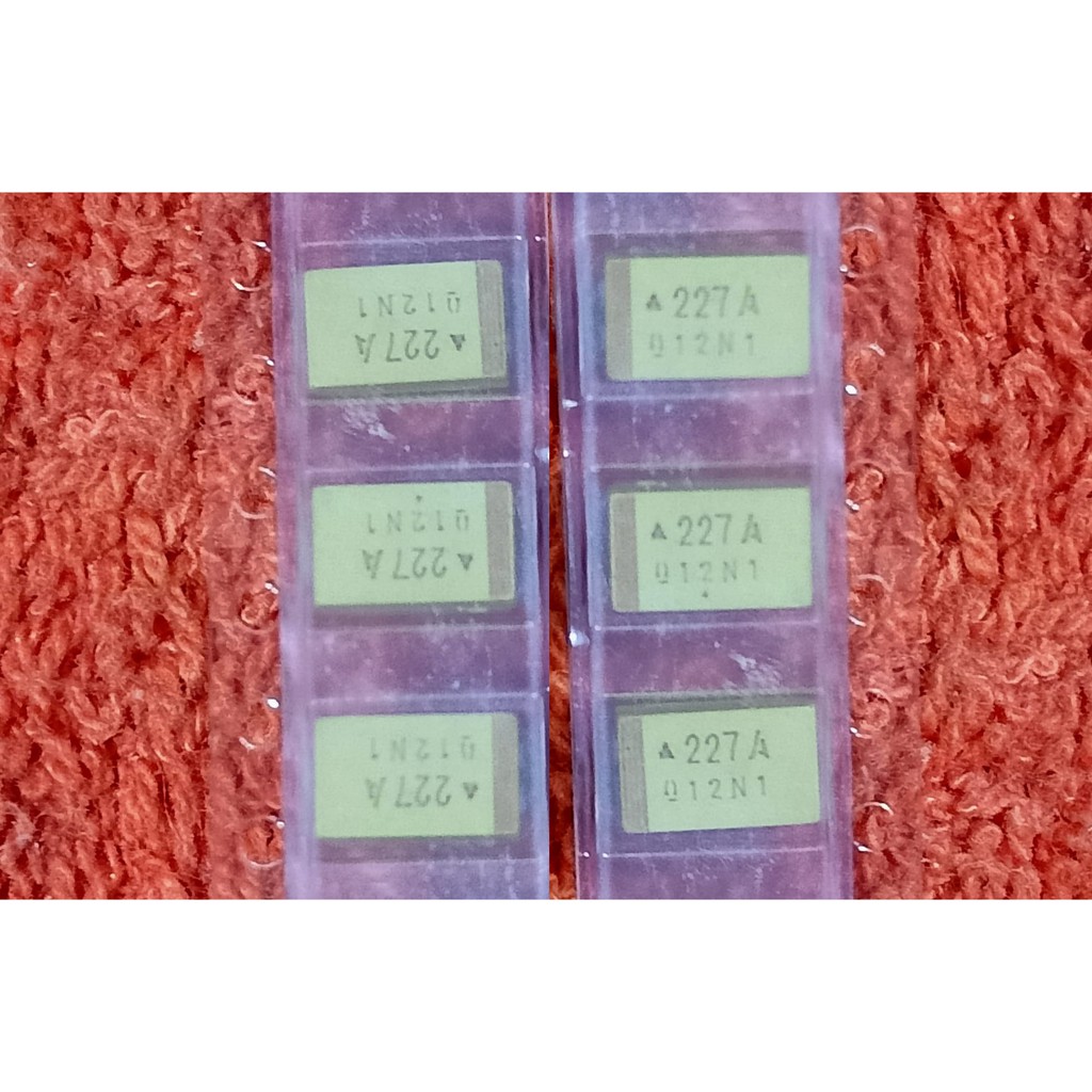 Original D SMD tantalum kapasitor 10V220UF 220UF 10V 220UF 10v 220UF Mantaaaaffffff