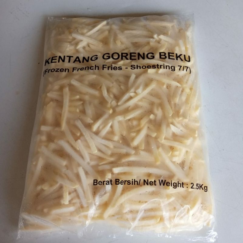 

Kentang Goreng Beku Kentang Jenis Shoestring/Straight Cut 2,5Kg