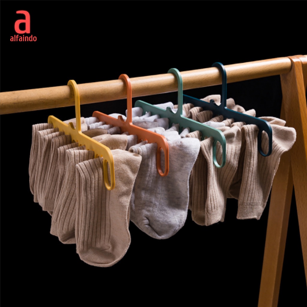 Alfaindo Gantungan Baju Jemuran Minimalis Kuat Cloth Magic Hanger MH009