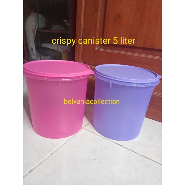 Toples krupuk toples besar crispy canister 5 liter Tupperware ( 1pcs )