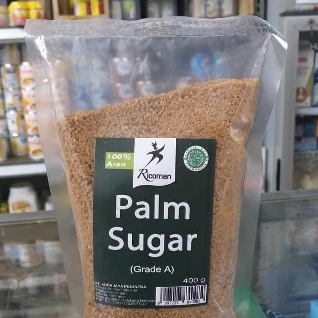 

[READY STOCK] gula ricoman palm sugar 400gr 100% aren gula semut pido