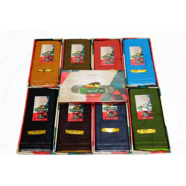 Sarung atlas polos sarung atlas favorit polos hitam putih merah biru hijau kuning coklat maroon dll