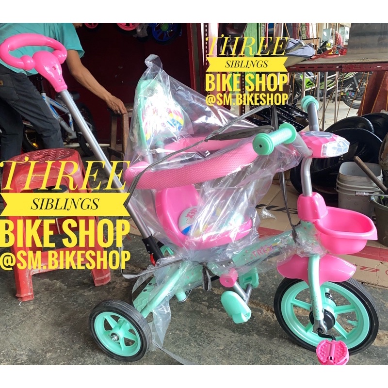 SEPEDA RODA TIGA TREX UNICORN DISERTAI LAMPU DAN MUSIK