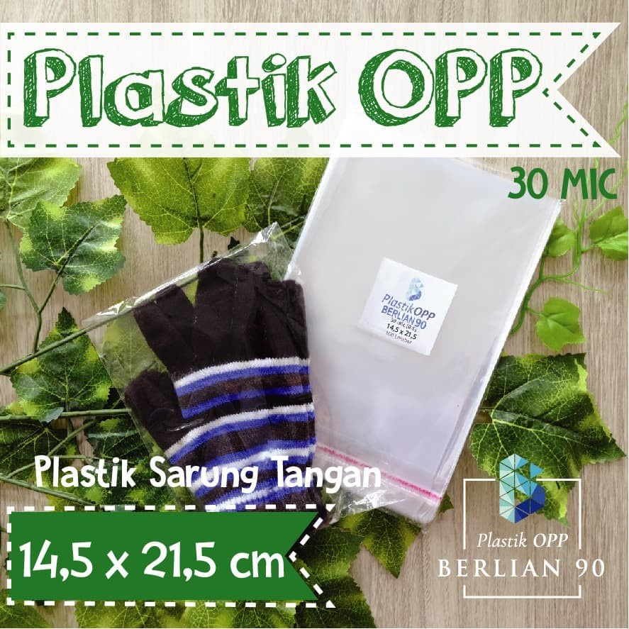 14,5x21,5 cm Plastik Opp Plastik Seal Plastik Opp Lem Plastik Kemasan Tebal 30 Micron Plastik Bening