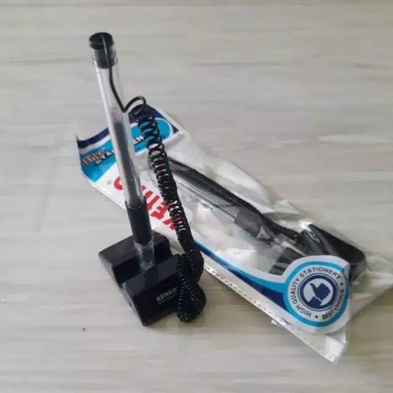 

Pulpen Meja Stand Pen Kenko STP-100SG REFILLABLE DAPAT DIISI ULANG