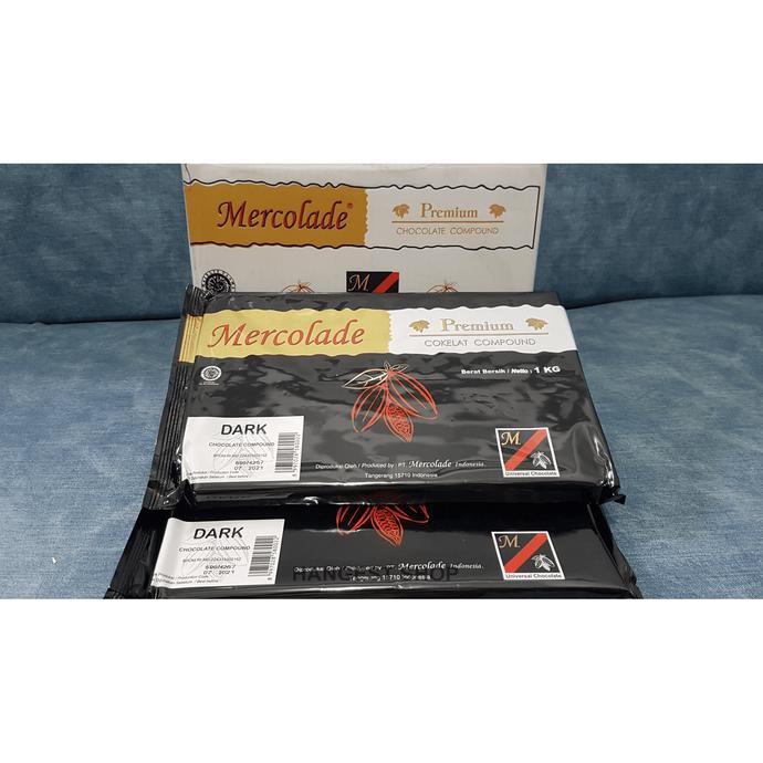 

31.87-Kue- Mercolade Premium Dark Chocolate Compound 1 Kg -Terlengkap-Termurah-Dijamin.