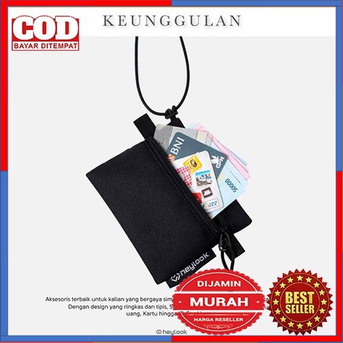 Tas Leher Tas Kalung Tas Dompet Gantung Leher Hanging Wallet Tampat Hp Dan Kartu Terbaru Trendy Good
