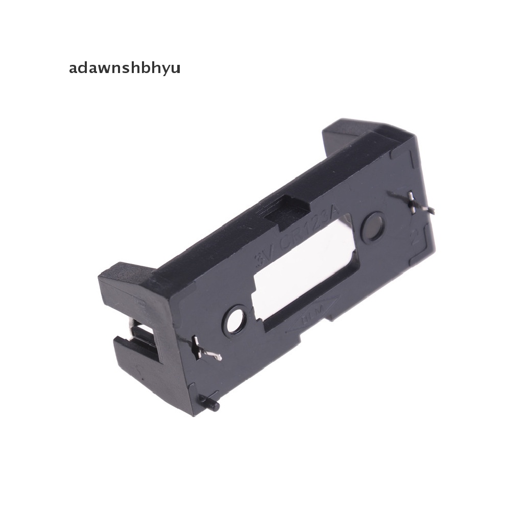 Adawnshbhyu 5Pcs PCB Plug-in Type CR123A Soket Holder Baterai Lithium Hitam