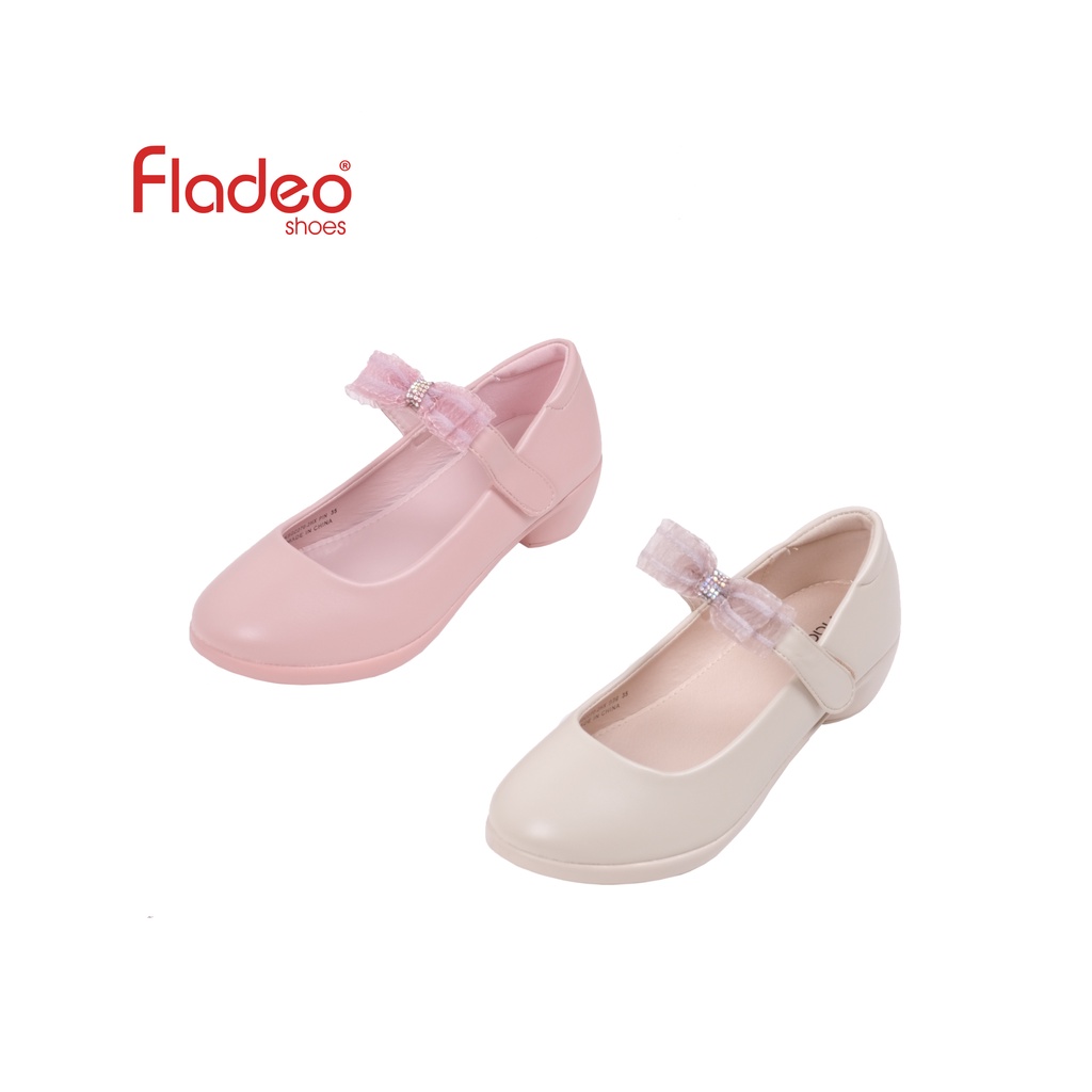 Fladeo G22/KSGC270-2HX/Sepatu Hak Slip On Tali anak perempuan [ Slip On Strap Heels Kids Shoes]