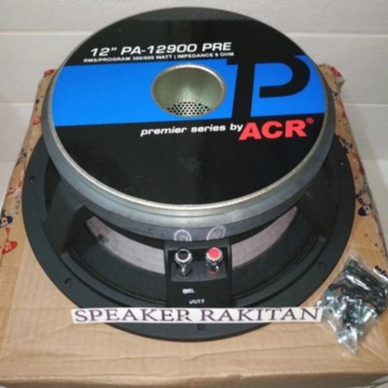 Speaker Componet 12 Inch ACR 12900 Komponen Spiker Subwoofer Salon 12in