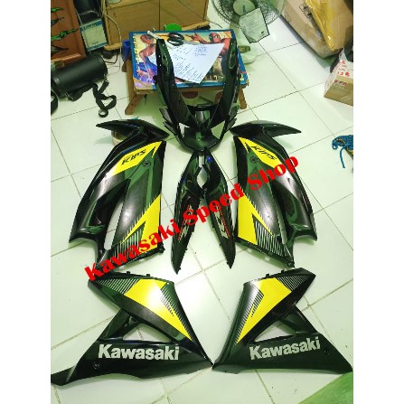 Fairing atas bawah ninja rr new fairing full set ninja rr new original kawasaki