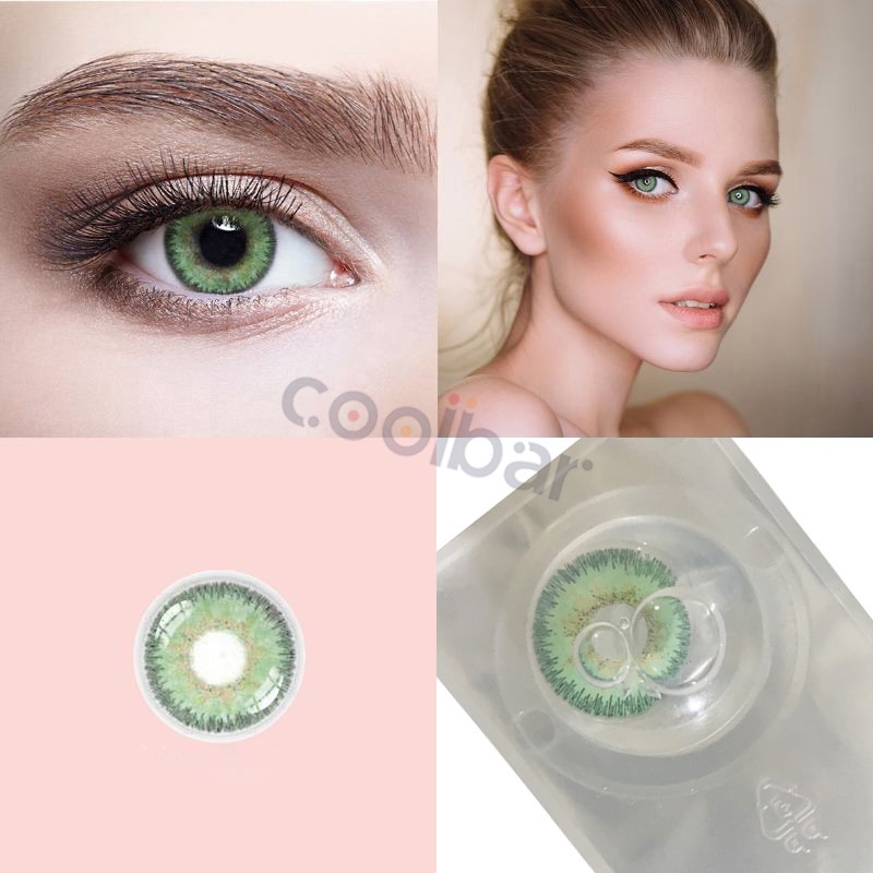 COOLBAR soflent lensa mata kontak warna diameter 14.2 MM softlens minus normal gray brown(0.00 s/d -3.00)