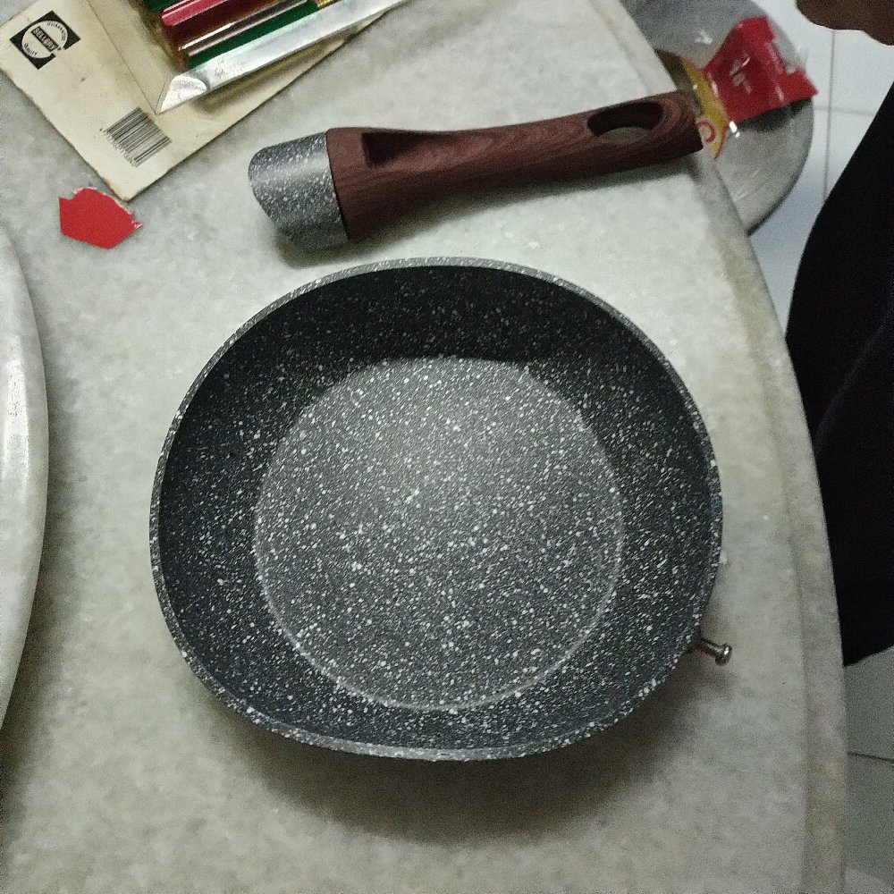 Cypruz  Cyprus Fry Pan Marble Wajan Penggorengan Induksi 18 Cm Fp-0629