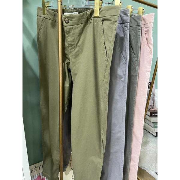 Hm cotton basic pants