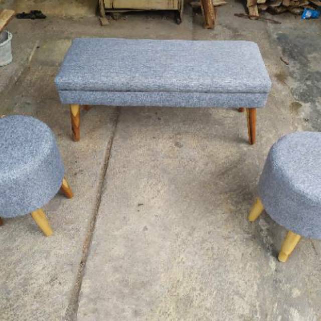 Bench stool set