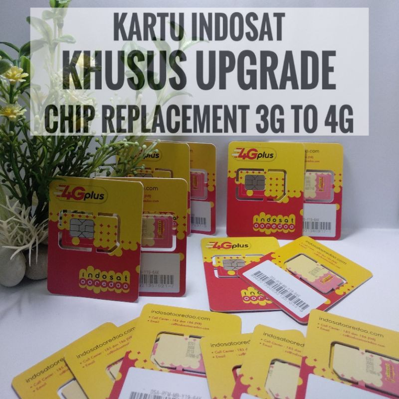 kartu perdana Indosat khusus upgrade dari 3G ke 4G