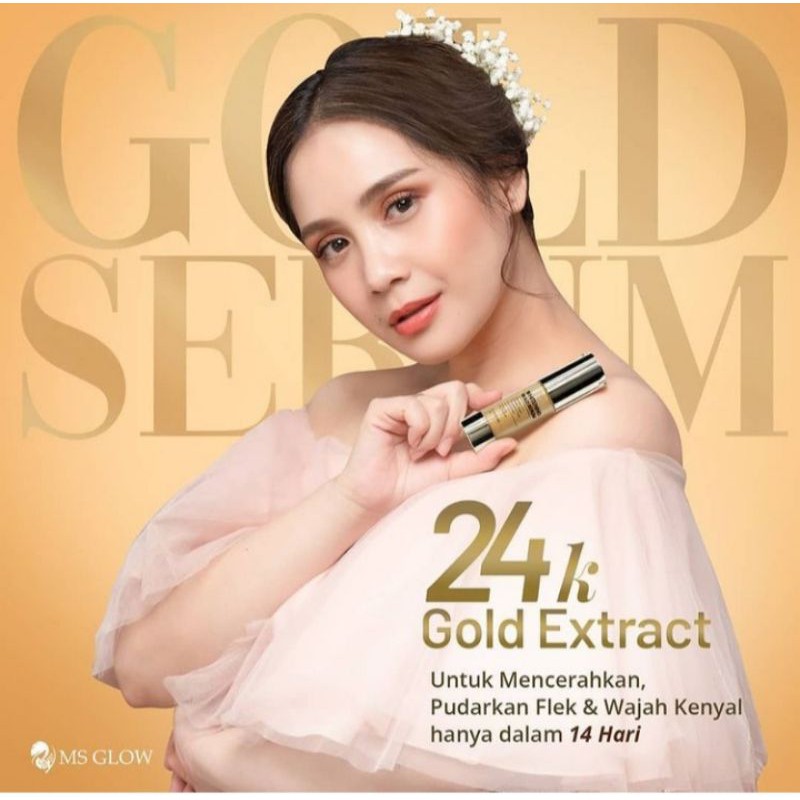 Whitening gold serum MS GLOW/MS GLOW ORIGINAL BPOM