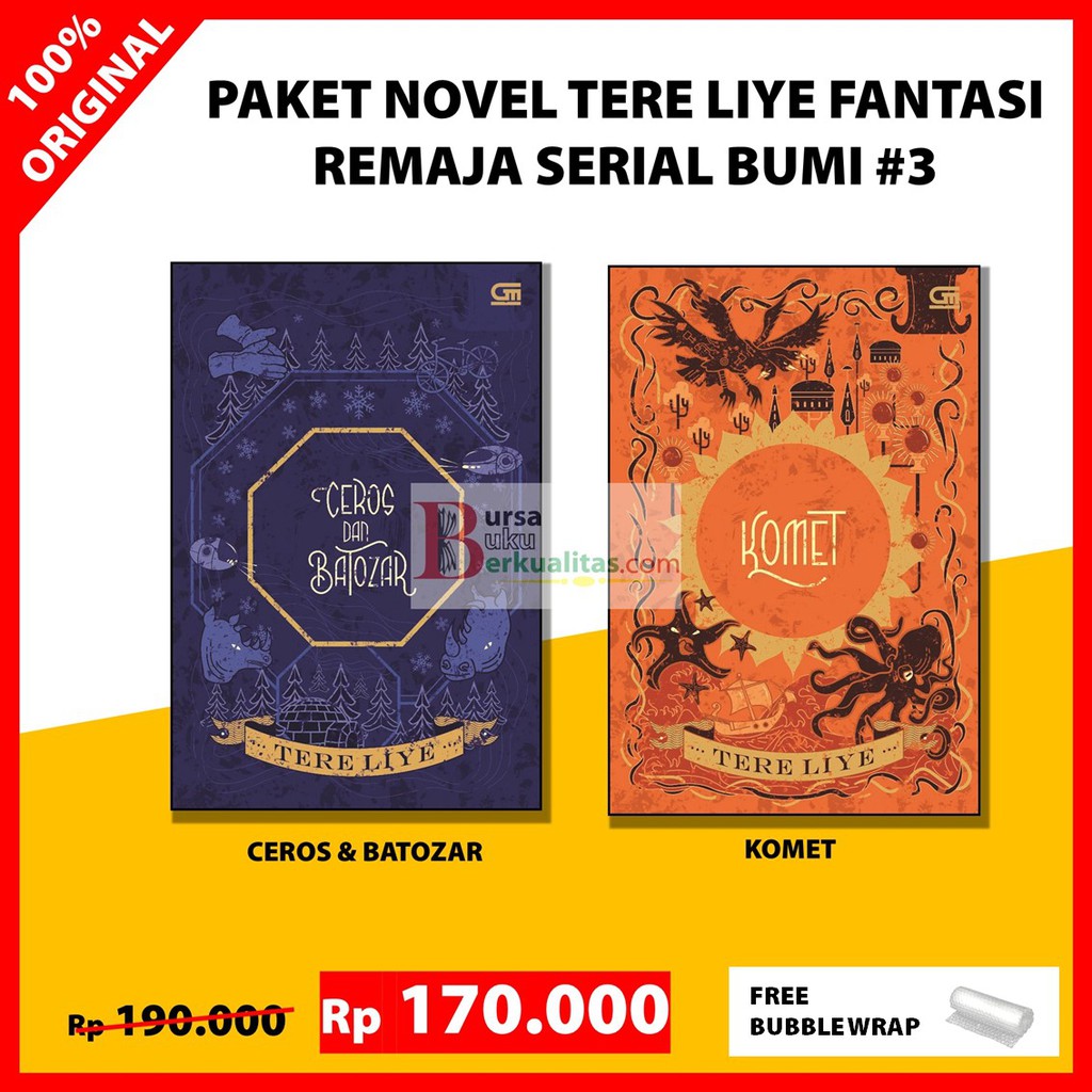 NOVEL CEROS BATOZAR KOMET TERE LIYE - SERIAL BUMI