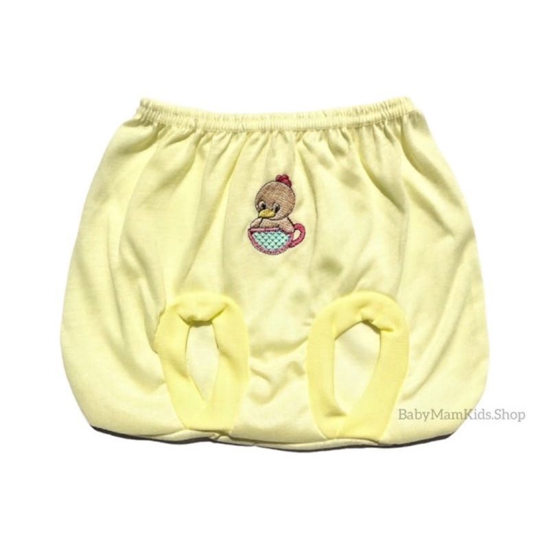 1 lusin (12 pc)celana pop bayi bordir newborn