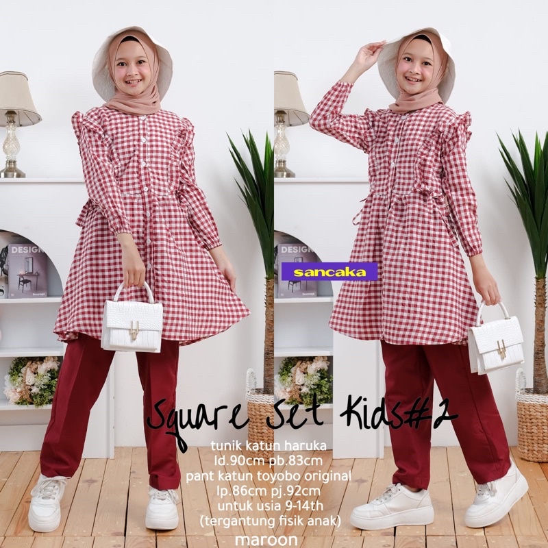 SQUARE / SQUARE #2 SET KIDS by Sancaka