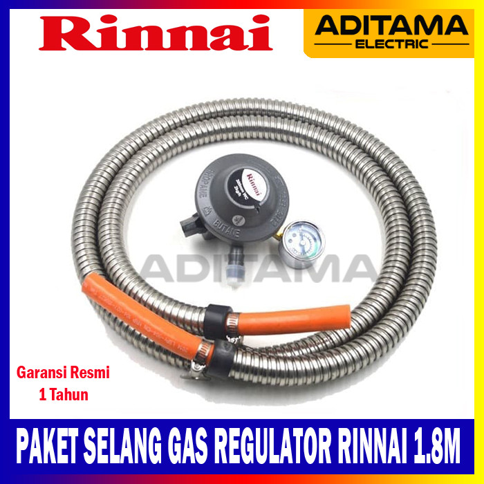 RINNAI SELANG GAS REGULATOR RG-622MS/REGULATOR SELANG RINNAI RG-622 MS