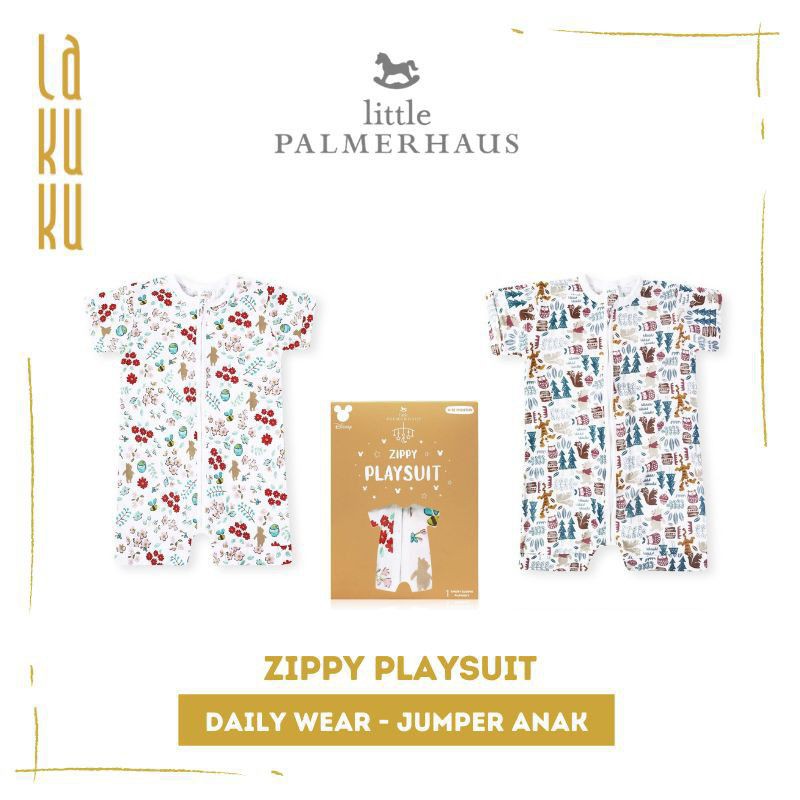 LITTLE PALMERHAUS Zippy Playsuit Romper Jumper kodok Premium Bayi Anak 6 bln - 3 Tahun FawBabyshop