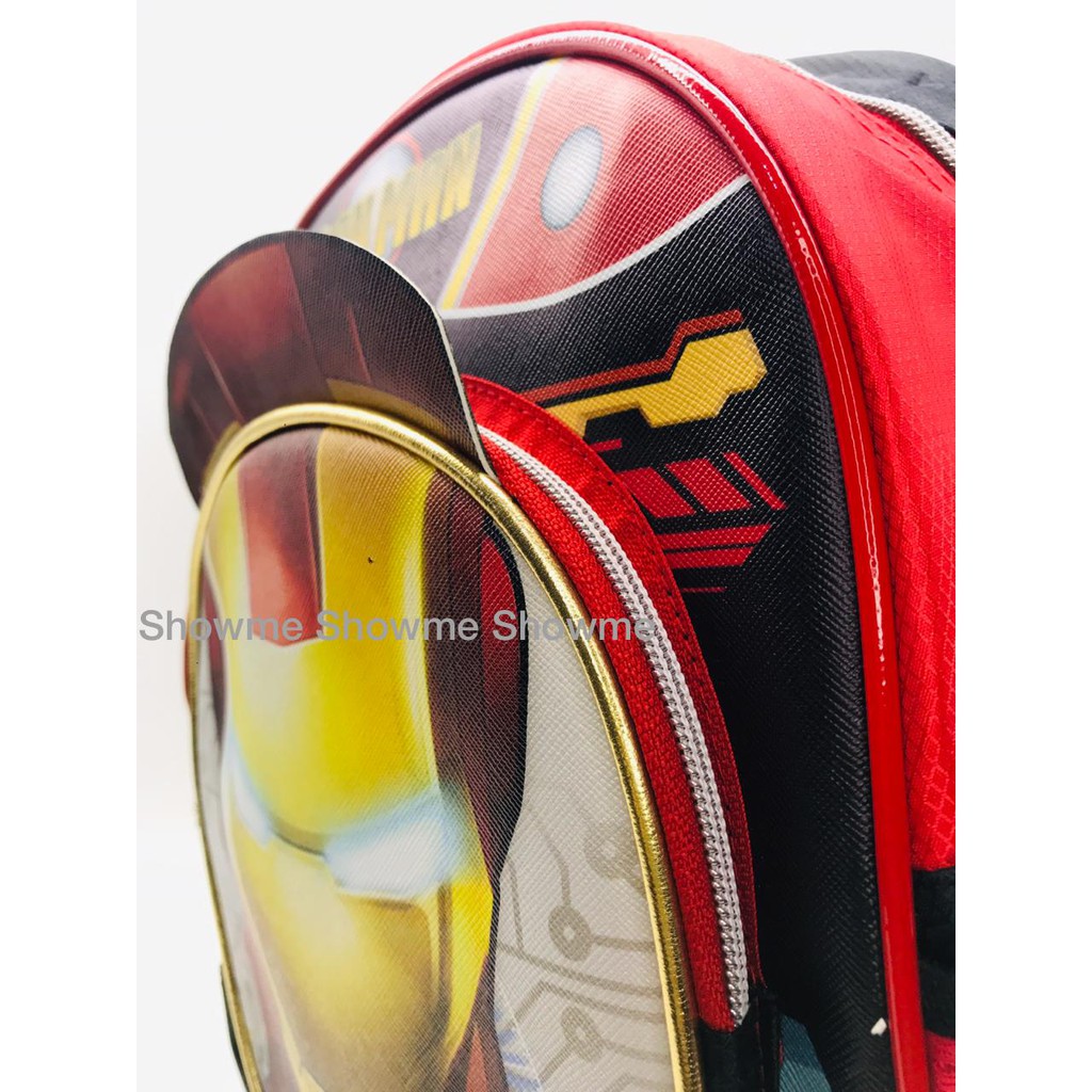 Tas Ransel Anak Sekolah TK 3D IRON MAN SUPER HERO