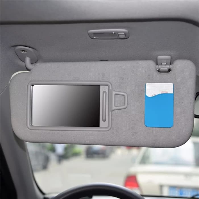 Dompet Kartu Slip Tempelan Sunvisor Meja Dinding HP Sticky Card