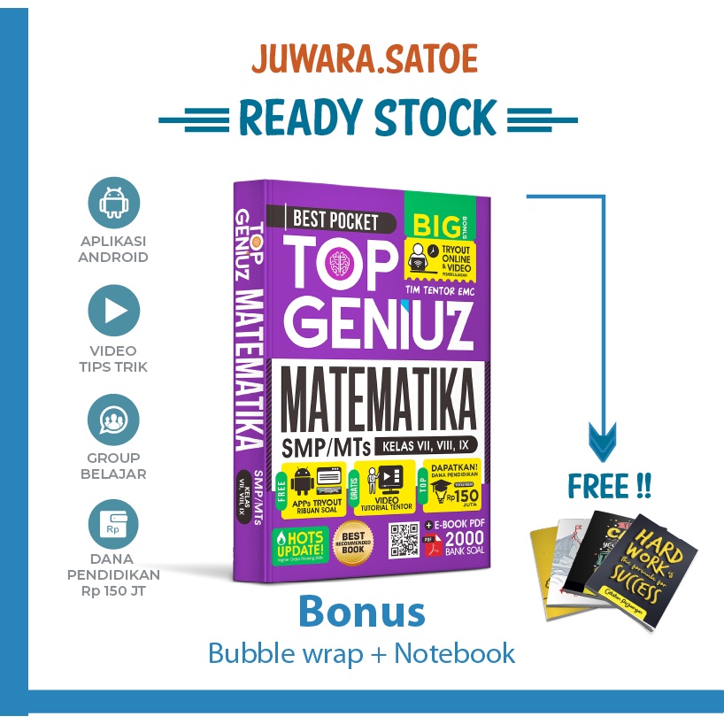 TOP GENIUZ MATEMATIKA SMP TERBARU