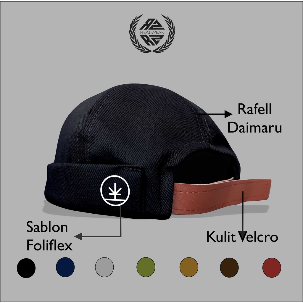 Topi Pria Peci Uas Mikihat Dewasa Logo LGN Kaligrafi Muslim Kwalitas Import