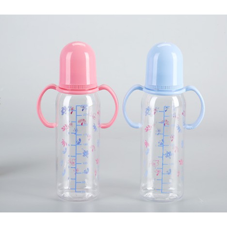 FREE DOT Botol Susu Bayi KIDZONE + Pegangan Standard Dot Gepeng BPA FREE 60ml 125ml 250ml